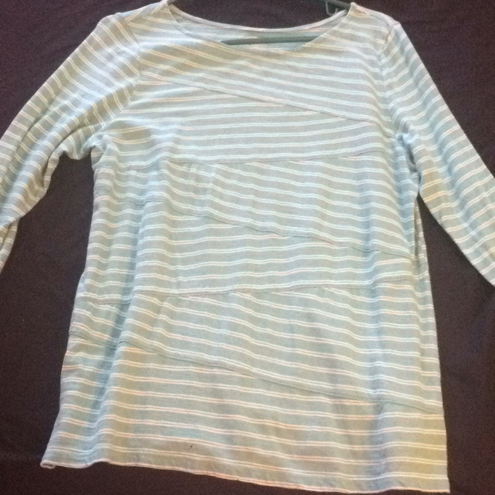 Teal long sleeve shirt